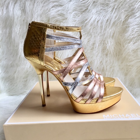 NEW MICHAEL Michael Kors Maddie Platform heels - Picture 5 of 6